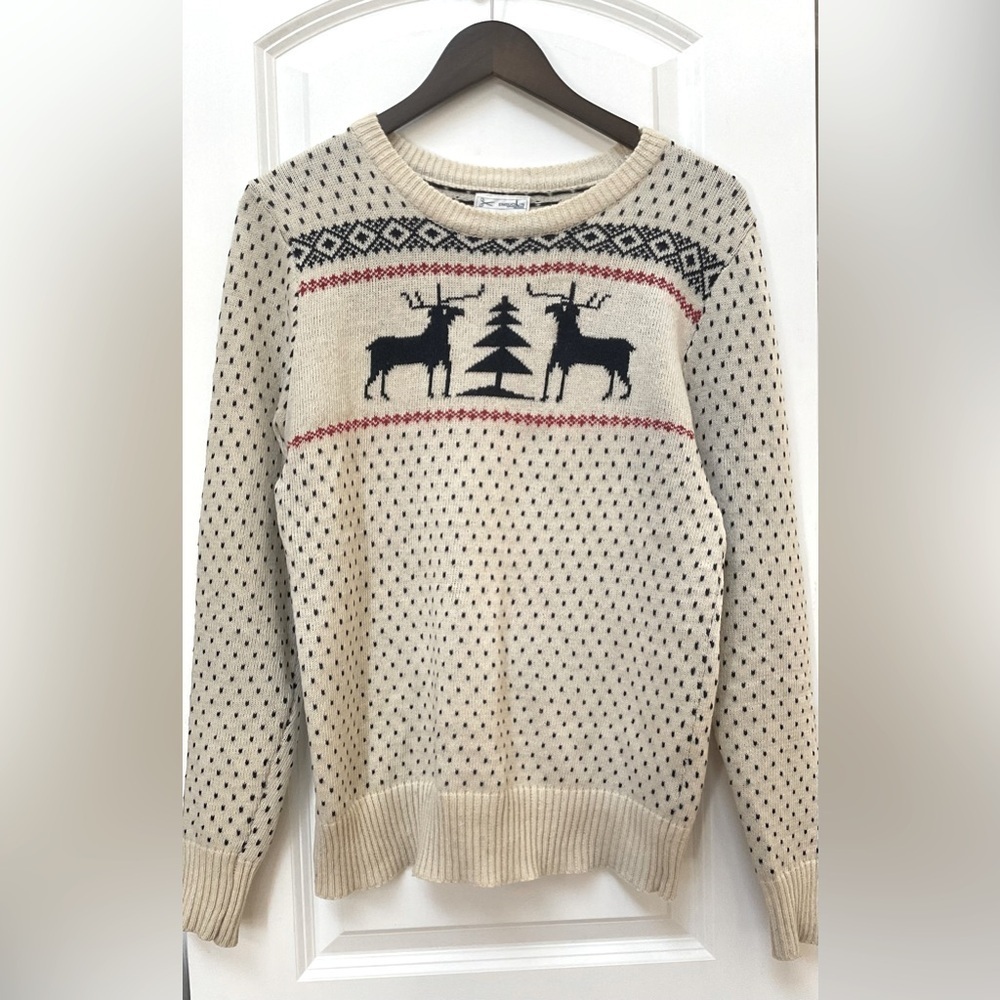 Enguolin Mens Fair Isle Sweater